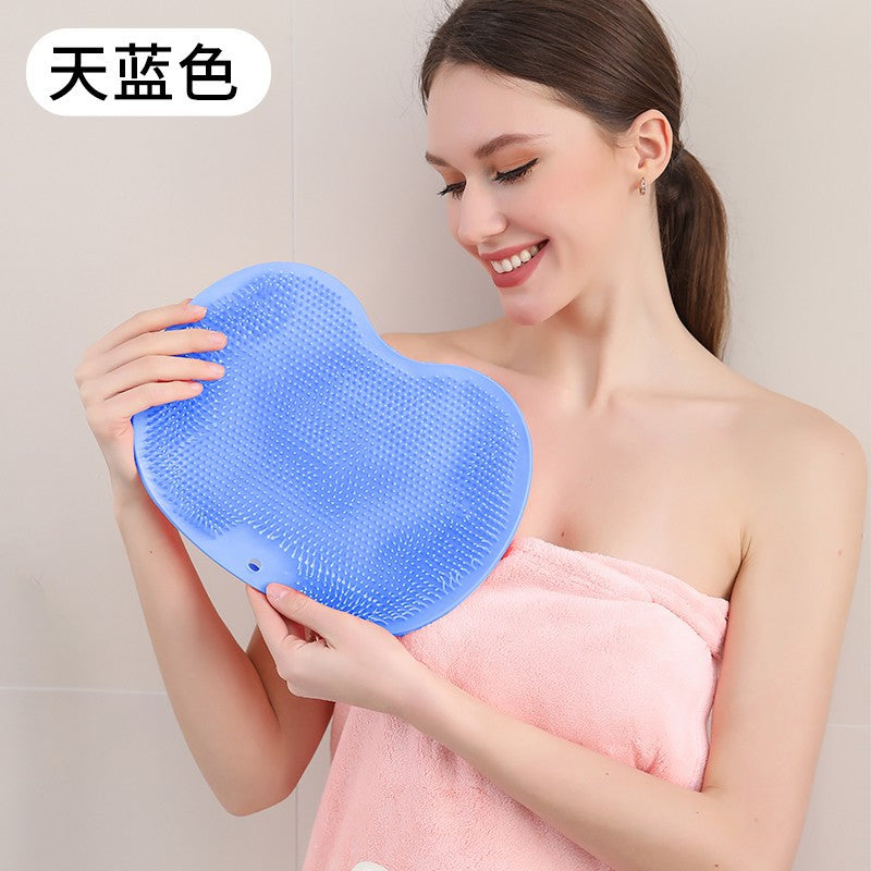 Bath back rubbing artifact, back silicone anti-slip mat, foot rubbing pad, silicone foot rubbing artifact, bathroom foot massage mat