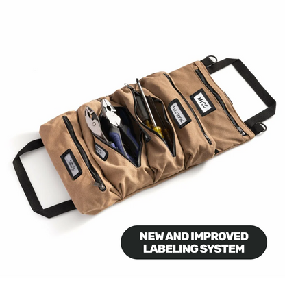 For Overlanders, Travelers, Campers, And Anyone Who Are...  In Need Of A Better Tool Storage Solution  New and Improved Design  Five Spacious Pockets For Smart Organization  Made to Last Material and Rust Proof Zippers  Over 50,000 Happy Customers