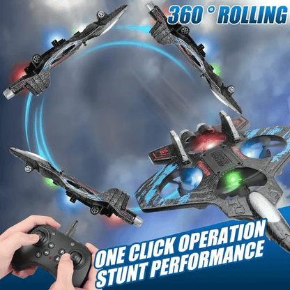 ✈️Christmas Gift Preview! ✈️Remote Control Stunt Jet Jet (360° Flip + LED Lights)🎄