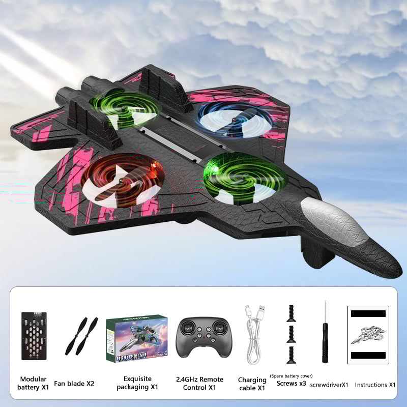 ✈️Christmas Gift Preview! ✈️Remote Control Stunt Jet Jet (360° Flip + LED Lights)🎄