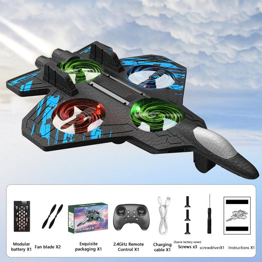 ✈️Christmas Gift Preview! ✈️Remote Control Stunt Jet Jet (360° Flip + LED Lights)🎄