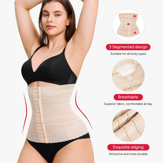 Nebility Women's Waist Trainer - Adjustable Tummy Control Shapewear, High Elastic Abdominal Binder, Comfortable and Versatile Women's Clothing, Black Friday Special Offer, Simple and Slimming Design