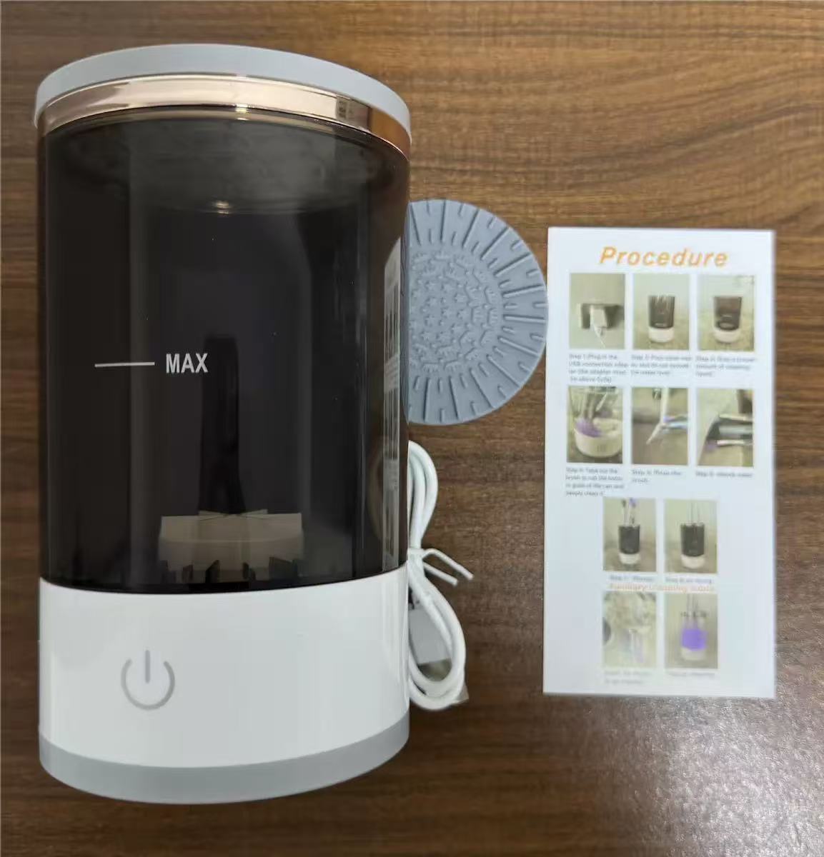 Electric Makeup Brush Cleaner, Automatic Brush Washer, Makeup Brush Cleaning Machine, Makeup Tool Cleaner for Daily Use, Christmas Gift