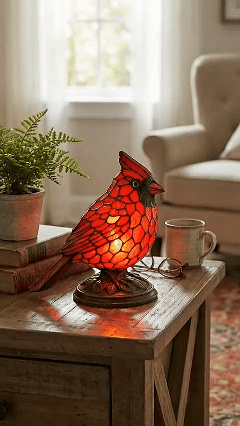 Christmas Cardinal Bird Decorative Light--The second item is half price.