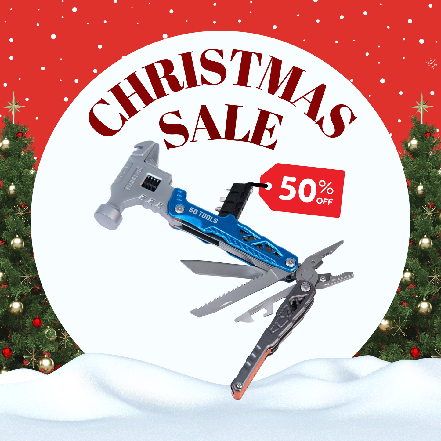 18 In 1 Multifunctional Wrench Hammer 60Tools