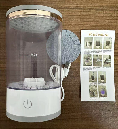 Electric Makeup Brush Cleaner, Automatic Brush Washer, Makeup Brush Cleaning Machine, Makeup Tool Cleaner for Daily Use, Christmas Gift