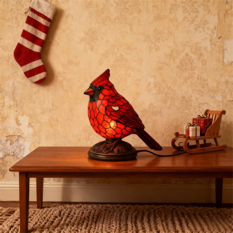 Christmas Cardinal Bird Decorative Light--The second item is half price.