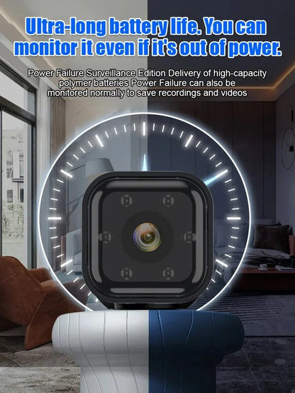 AS03 Smart WiFi Security Camera – 1080P HD, Night Vision, Motion Detection, Low Power